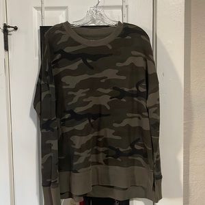 Camo Crewneck Sweatshirt